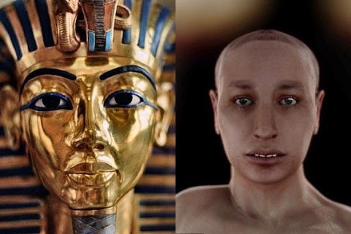 Rekonstruksi wajah Firaun Tutankhamun